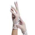 Gants courts en dentelle transparente pour dames moufles transparentes moufles transparentes