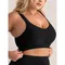Femmes confort quotidien sans fil Shaper soutien-gorge Sexy brillant soie décoration Lingerie femme
