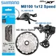 Shimano Deore – ensemble de vitesses 1x12 rapports XT M8100 dérailleur chaîne HG K7 46/50/52T MS