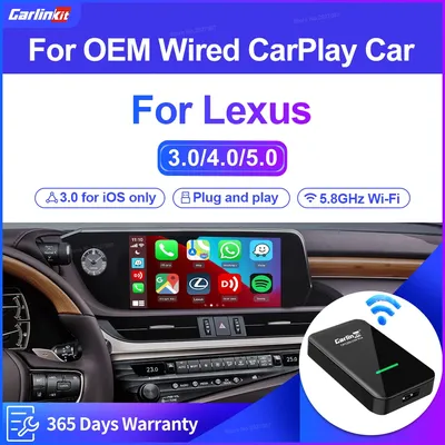Carlinkit-Adaptateur sans fil Carplay filaire vers sans fil Apple Car Play Box pour Lexus ES LC LS