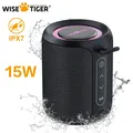 Enceinte portable étanche IPX7 WISETIGER P1S Mini boîte à son portable avec renforcement des basses