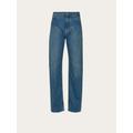 5 Pocket Washed Denim Trouser