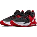 Basketballschuh NIKE "LeBron Witness 7" Gr. 45, schwarz-weiß (black, white) Schuhe Stoffschuhe