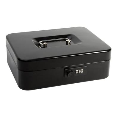 Decaller Medium Double Layer Cash Box with Combination Lock