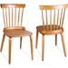 Wood Dining Chairs Set of 2/4/6 Farmhouse Spindle Back, Widen Seat, Modern Mid-Century Country Style