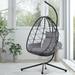 Outdoor Garden Rattan Egg Swing Chair Hanging Chair PE Chair