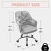 Velvet Swivel Shell Chair for Living Room ,Office chair