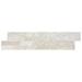 Renata Travertine 6" x 24" Split Face Ledger Panel Mosaic Tile