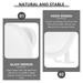 Wall-mounted Makeup Mirror Creative Adhesive Makeup Mirror Simple Style Wall Mounted Mirror for Bathroom