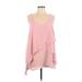 Torrid Casual Dress - A-Line Scoop Neck Sleeveless: Pink Print Dresses - Women's Size Large Plus