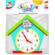 Learn to Tell the Time Shaped Clock Educational Learning Toy ECLO Ideal For Kids