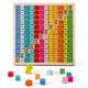 Personalised Wooden Toy 145 Pieces Colourful Board Montessori Math with 1 to 12 Times Table