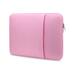 Nebublu Laptop Sleeve Soft Zipper Pouch 17 Laptop Bag Replacement for MacBook Air Ultrabook Pink Slim and Secure Laptop Sleeve