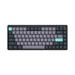 iBlancod 84-Key Wireless Mechanical Keyboard Low Profile Layout 15 Light Effects