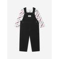 Levi's Kids Wear Baby Corduroy Dungarees Set In Black Size 24 Mths