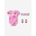 Nike Baby Girls Sci-dye Bodysuit Set In Pink Size 0 - 6 Mths