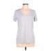 Nike Active T-Shirt: Gray Activewear - Women's Size Large