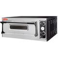 Contender Single Deck Electric Pizza Oven - 4 x 13" Stainless Steel Silver