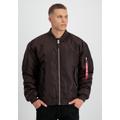 Bomberjacke ALPHA INDUSTRIES "ALPHA Men - Bomber & Flight Jackets MA-1 CS" Gr. 2XL, braun (hunter brown) Herren Jacken Übergangsjacken