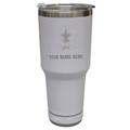 The Memory Company White New Orleans Saints Personalized 30oz. Stainless Steel Bluetooth Tumbler