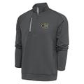 Men's Antigua Charcoal Emporia State Hornets Generation Quarter-Zip Pullover Top