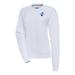 Women's Antigua White Franklin & Marshall Diplomats Victory Digital Thermal Pullover Sweatshirt