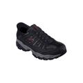 Wide Width Men's Skechers® Afterburn Slip Ins by Skechers in Black (Size 14 W)