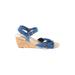 St. John's Bay Wedges: Blue Shoes - Women's Size 10