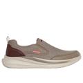 Skechers Men's Relaxed Fit: Slade - Lucan Sneaker | Size 11.0 | Khaki | Textile/Synthetic | Vegan | Machine Washable