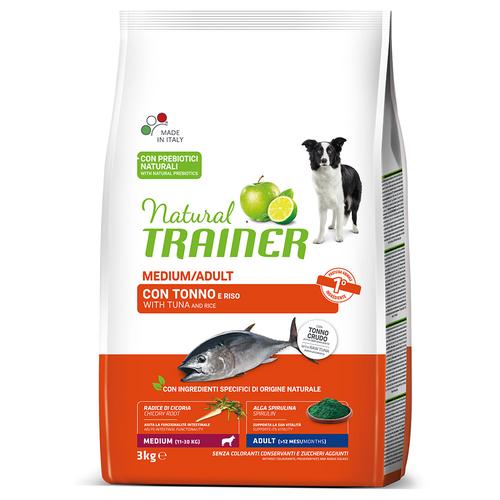 Sparpaket: 2x3kg Natural Trainer Medium Adult mit Thunfisch und Reis Hundefutter trocken