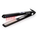 JUKEY Professional Infrared Hair Straightener Cold Hair Straightener for Damaged Hair Styling Ultrasonic Infrared Hair Care Hairstyle with LCD Display (Black)