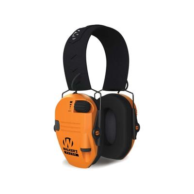 Walkers Razor Digital Slim Electronic Low-Profile Headband Ear Muff w/2 Microphones 23 dB Blaze Orange GWP-RSEM-BLZ