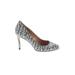 Corso Como Heels: Pumps Stiletto Glamorous Silver Shoes - Women's Size 8 - Almond Toe