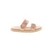 Dream Pairs Sandals: Tan Solid Shoes - Women's Size 7 1/2 - Open Toe
