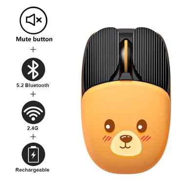 Mini souris d'ordinateur sans fil Bluetooth aste souris optique USB souris silencieuse ergonomique