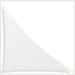 Colourtree Triangle Shade Sail, Stainless Steel in White | 16 ft. x 16 ft. x 22.6 ft | Wayfair TAPRT16-15