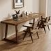 Wildon Home® Antonietti 3 Piece Solid Wood Rectangle Desk & Chair Set Office Set w/ Chair Wood in Brown/Green | 29.53 H in | Wayfair