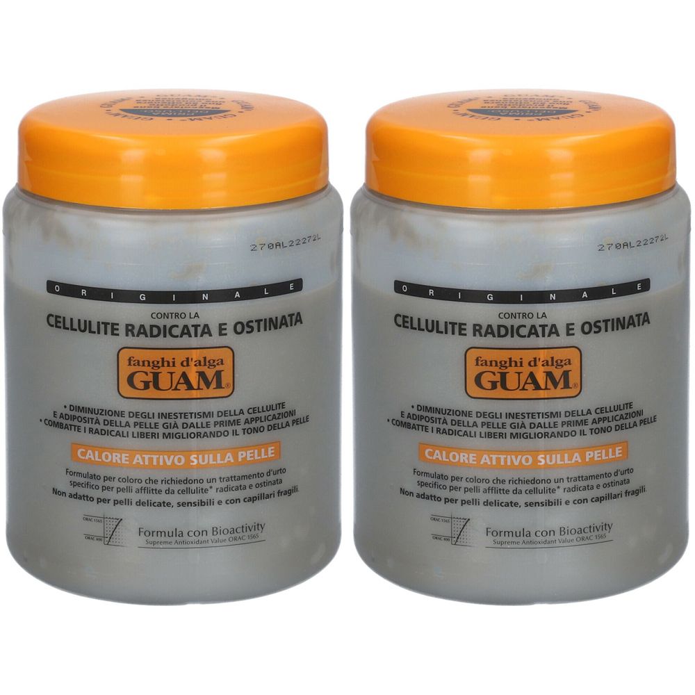 Fanghi d'alga GUAM® Cellulite Radicata 2x1000 g Estratto