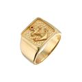 KUZZOI Ring Herren gold, 66