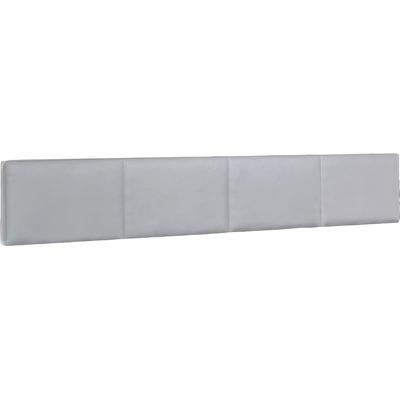 Kopfteil WIMEX "Easy", grau (beton lichtgrau kunstleder), Für Bettbreite 180cm, Polsterauflagen, gepolstert, mit Kunstleder bezogen