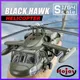 Skala 1/64 Schwarz Hawks UH-60 Utility Legierung Hubschrauber Diecast Modell Spielzeug Kämpfer