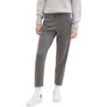 Jogginghose TOM TAILOR Gr. 46, Länge 28, grau (shady grey) Damen Hosen Freizeithosen