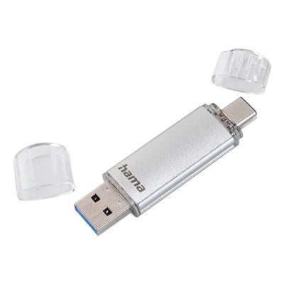 Hama USB-Stick »C-Laeta« 16 GB silber, 1.8x7x0.85 cm