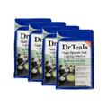 Dr. Teal S Epsom Salt - Matcha Green Tea Mineral Soak Balance & Calm 3 Pounds Each Bag (Pack Of 4)