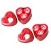 Decor Red rose heart for graves Soap in shape of hearts Heart bar for flowers 2PCS Decoration Artificial Flower Gift 3Pcs Heart Scented Bath Body Petal Rose Flower Soap Wedding Decoration Gift Red