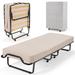 Rollaway Folding Bed with Memory Foam Mattress and Dust-Proof Bag