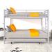 Twin over Twin Size Bunk Bed with Trundle