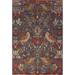 Animals Design Blue Ziegler Oriental Area Rug Hand-Knotted Wool Carpet - 8'10"x 12'0"