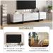 Modern TV Stand Television Media Cabinets with Drawers & Storage - 74.80" x 13.70" x 17.70"