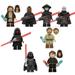 8 PCS Star Wars Minifigures Building Blocks Toys Set Collectible Darth Vader Action Figures Space War Battle Soldiers Building Kits Birthday Gift for Kids and Fans